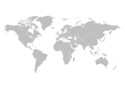 World map vector illustration poster