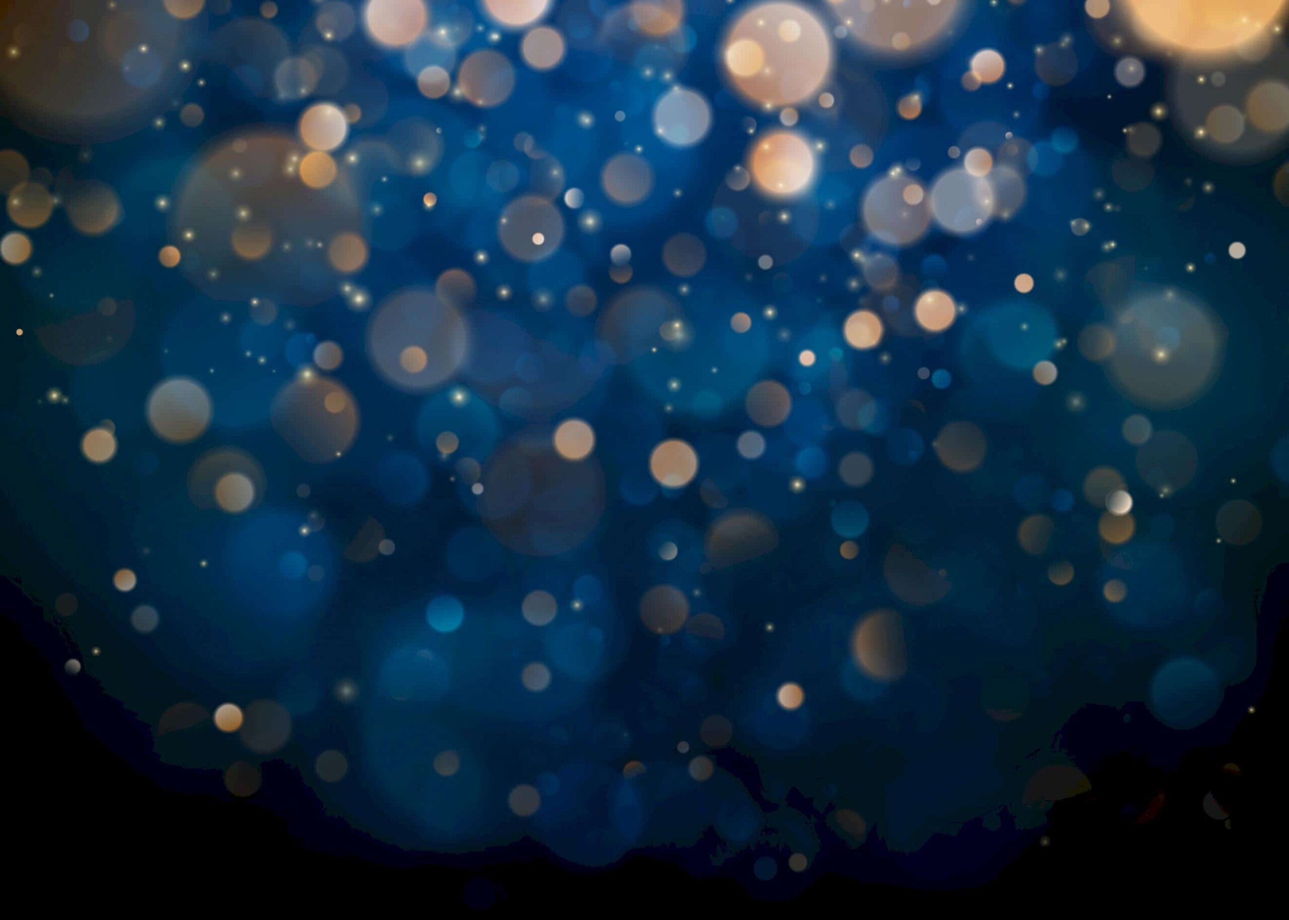 bokeh blue background