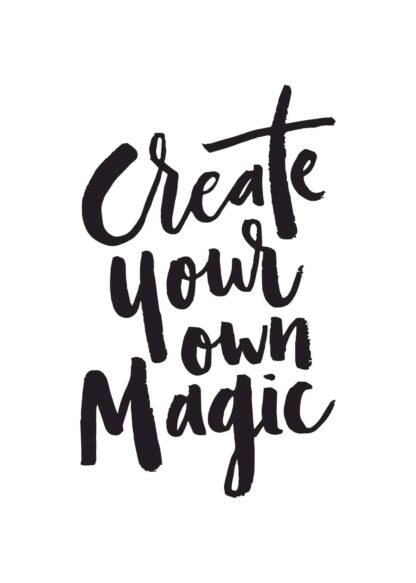 Create your own magic quote poster