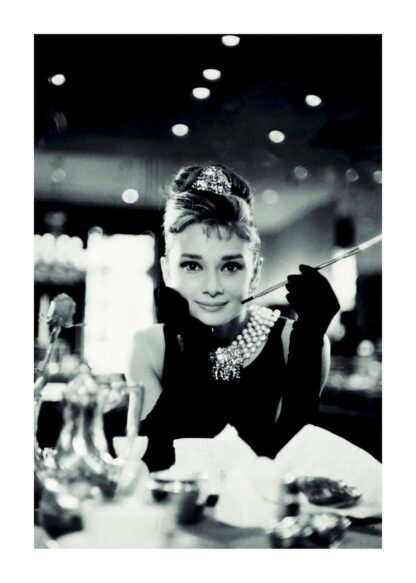 Audrey Hepburn- breakfast plakat poster