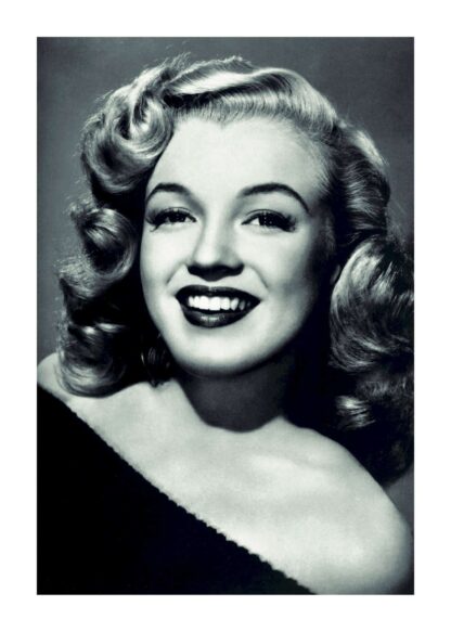 Marilyn Monroe young smile poster