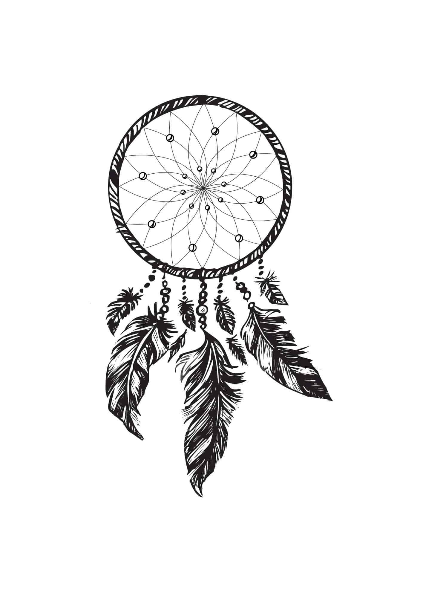 Dreamcatcher illustration poster | Print by Artsy Bucket