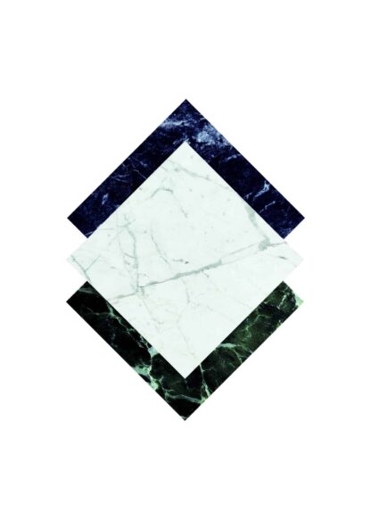 Marble squares poster
