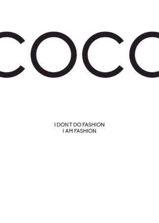 Coco chanel poster