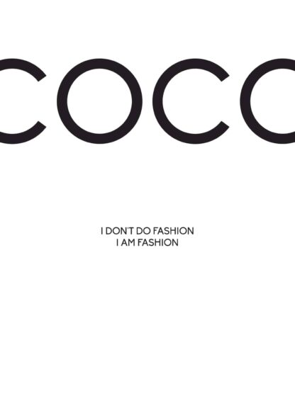 Coco chanel poster