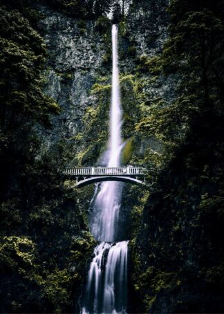Waterfall bridge poster