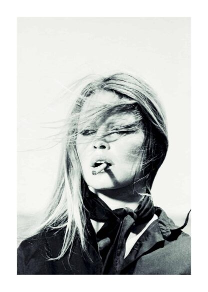 Brigette Bardot cigarette poster
