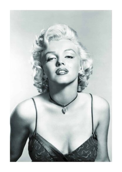 Marilyn Monroe diamond necklace poster