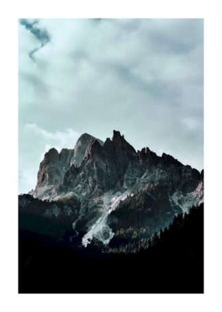 Mountains photograph poster