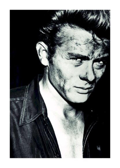 James Dean with dirty face poster