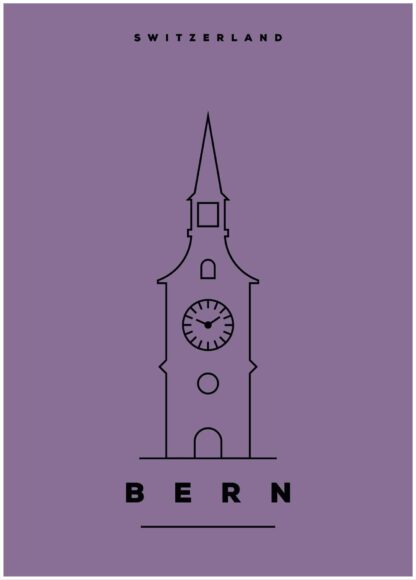 Bern illustration poster