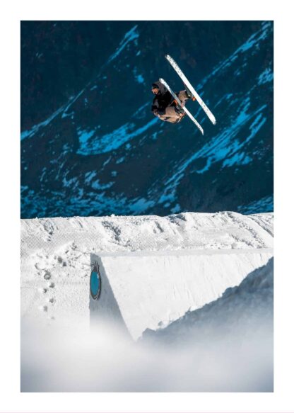 Ski jump poster
