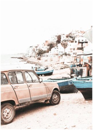Greek coast poster