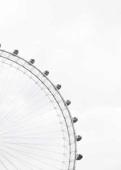Ferris wheel carousel poster