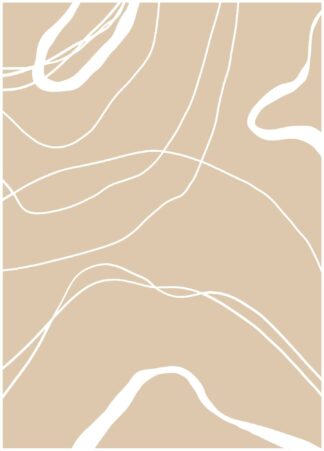 Abstract line #24 poster