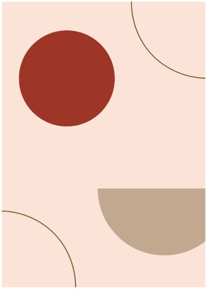 Abstract shape #38 poster