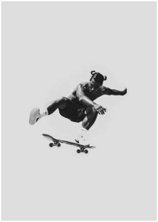 skater in air poster