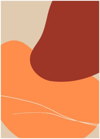 Abstract shape #31 poster