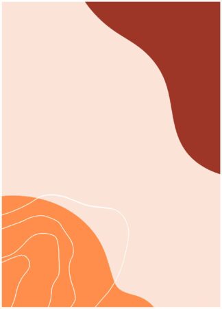 Abstract shape #30 poster
