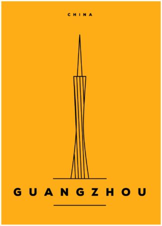 Guangzhou illustration poster
