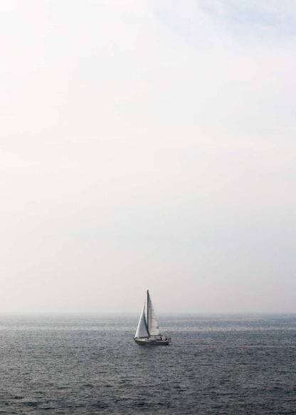 Sailboat in the clouds poster