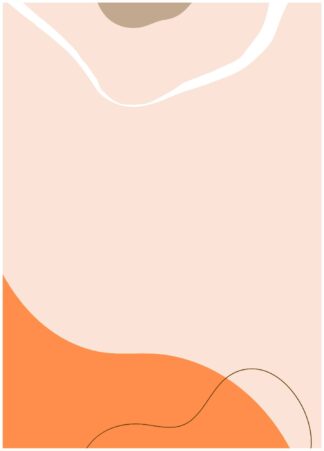 Abstract curve line #34 poster