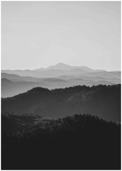 Landscape layers poster