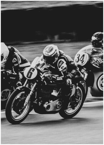 Motorcycle race poster