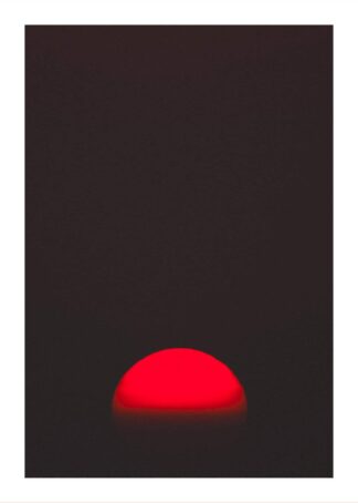Red sunset poster