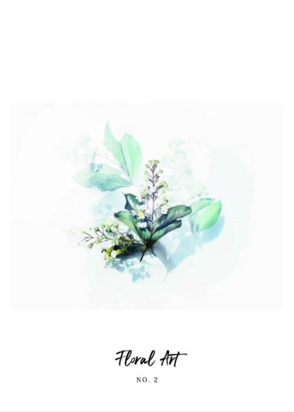 Watercolor flower No.2 poster