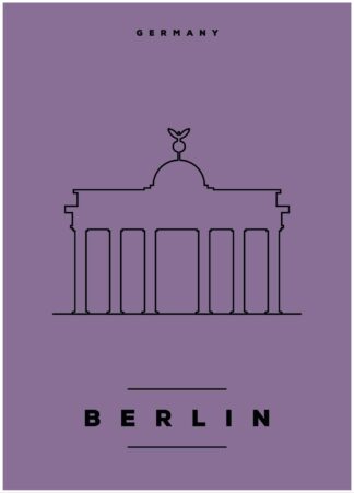 Berlin illustration poster