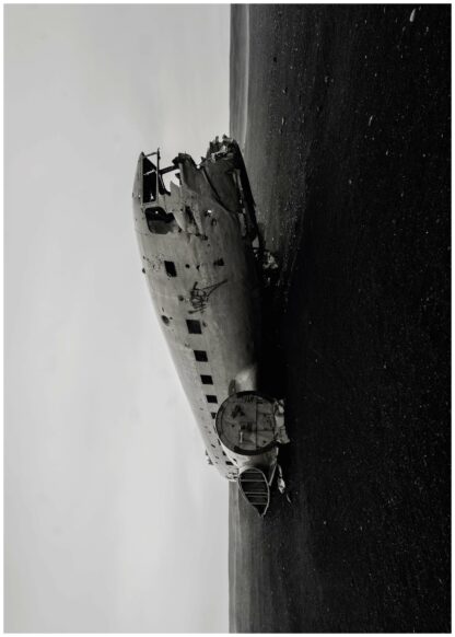 Fuselage black and white poster